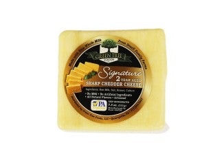 Sharp Cheddar Cheese - Aged 2 Years | Amish Heart | 7.5 oz Bar Cheese Candy & Snacks Veal Station Amish Market